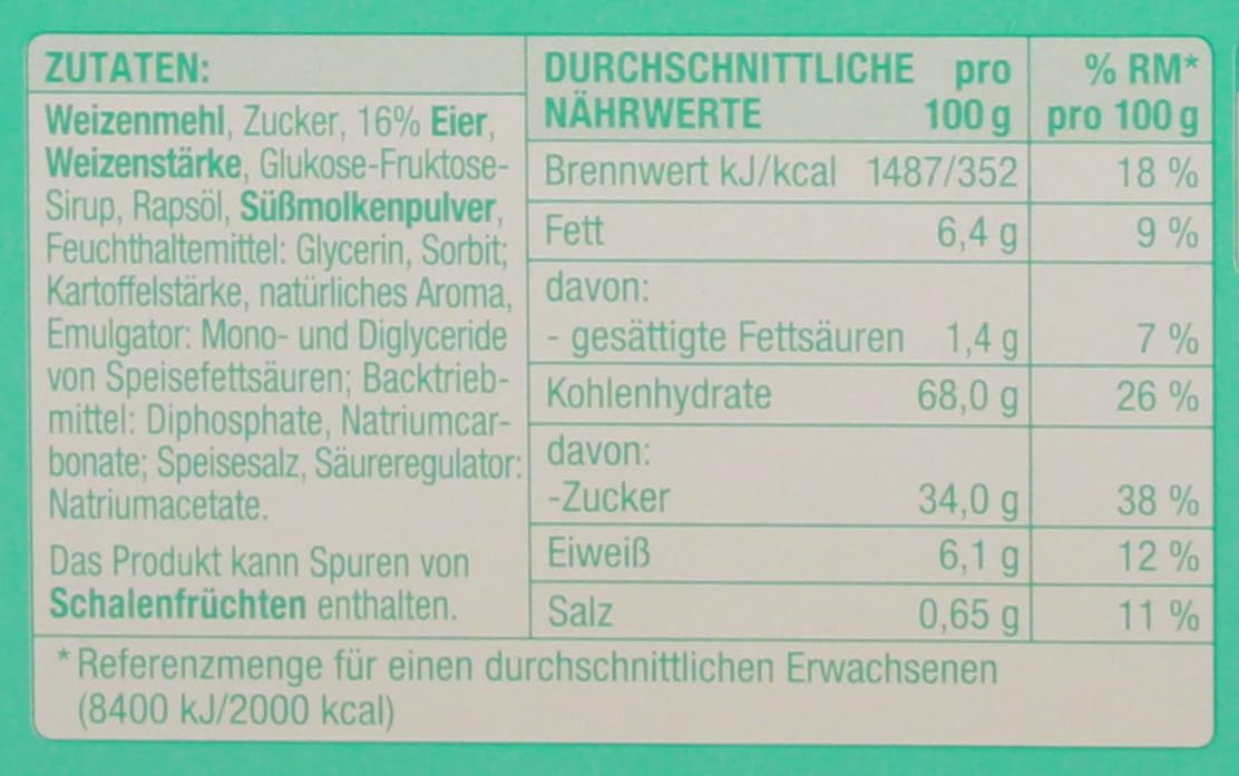Gut & Günstig Rührteig Tortenboden, 9er Pack (9 x 300g)