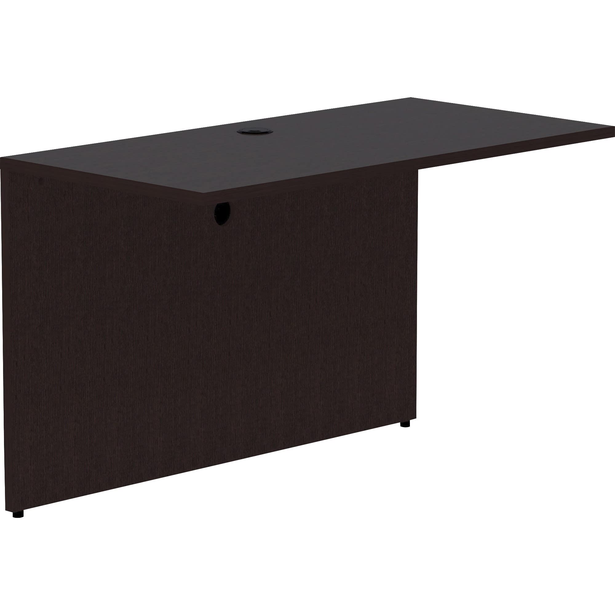 Lorell Essentials Espresso Laminate Bridge, 48" x 24" x 29.5"
