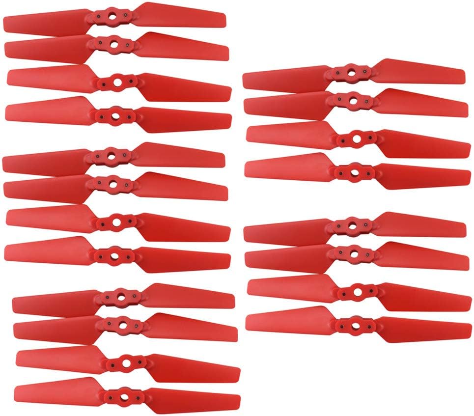 sea jump 20PCS Propeller for MJX B7 Bugs 7 Quadcopter Blades Aerial Photography Drone Accessories Red