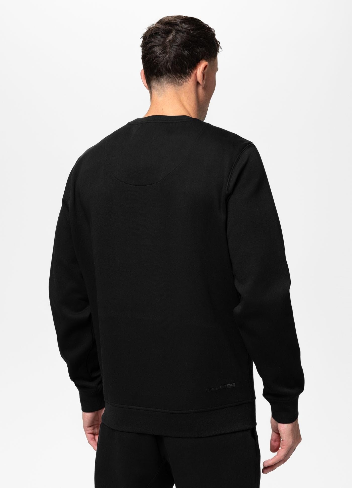 PITBULL Męska bluza Dogwood Regular Fit Crewneck sweter, Interlock 320 g/m, z kieszenią na zamek błyskawiczny i nadrukiem logo, mieszanka bawełny i elastanu, styl sportowy