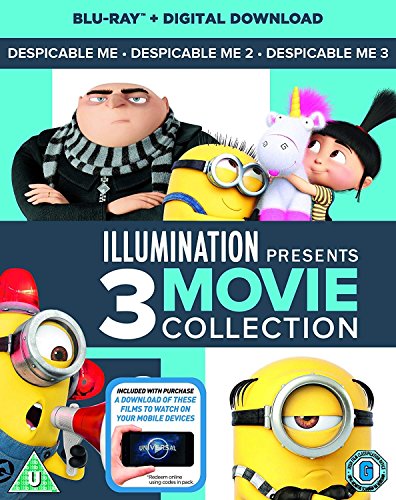 Despicable Me 1-3 Boxset (2D Blu-Ray + digital download) [2017] -  Universal Pictures