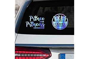 Prince and Princess On Board Car Decal