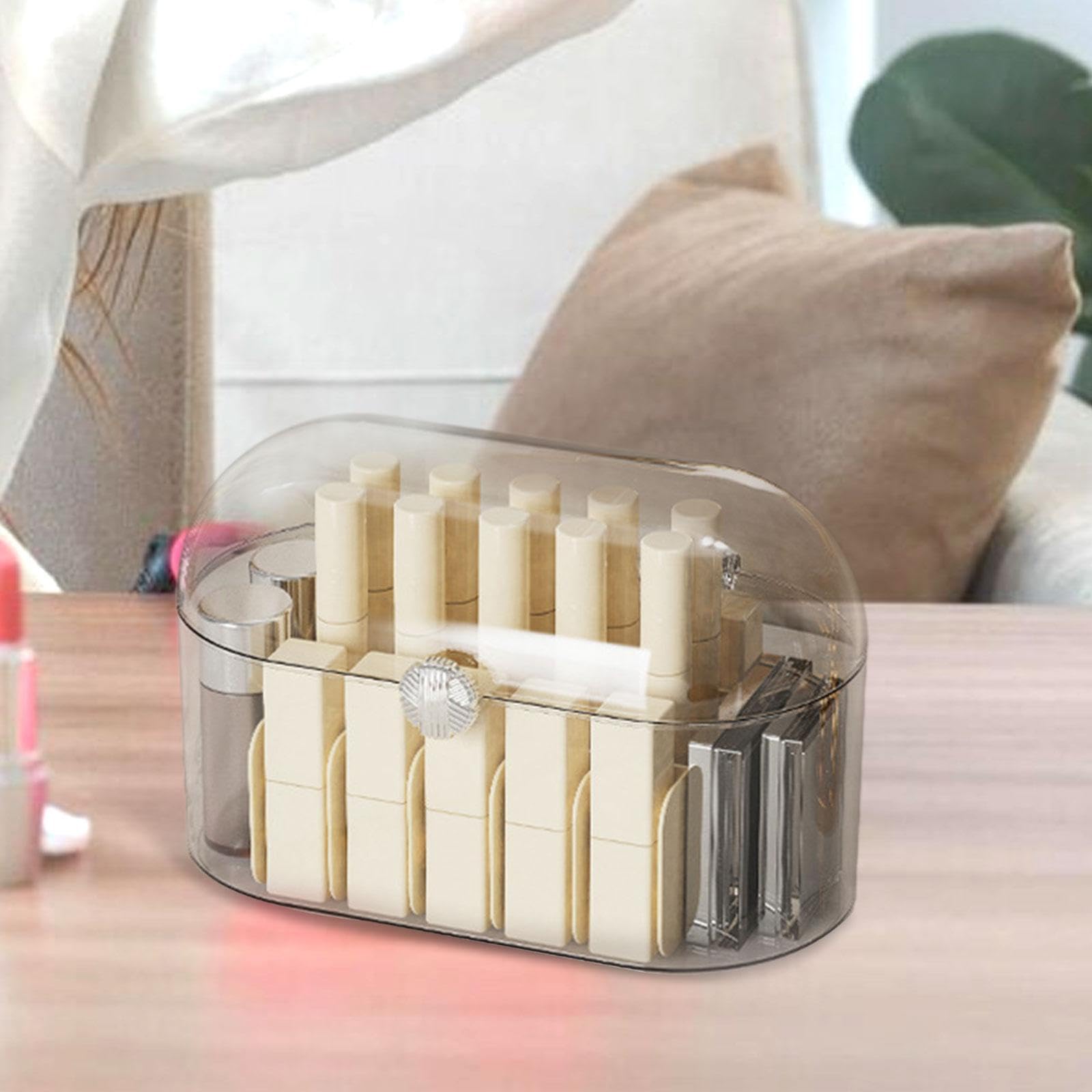 CALANDIS™ Lipstick Organizer Storage Case Multiuse Makeup Storage Organizer Countertop Clear | Storage Boxes | Home Organization | Household Supplies & Cleaning 4