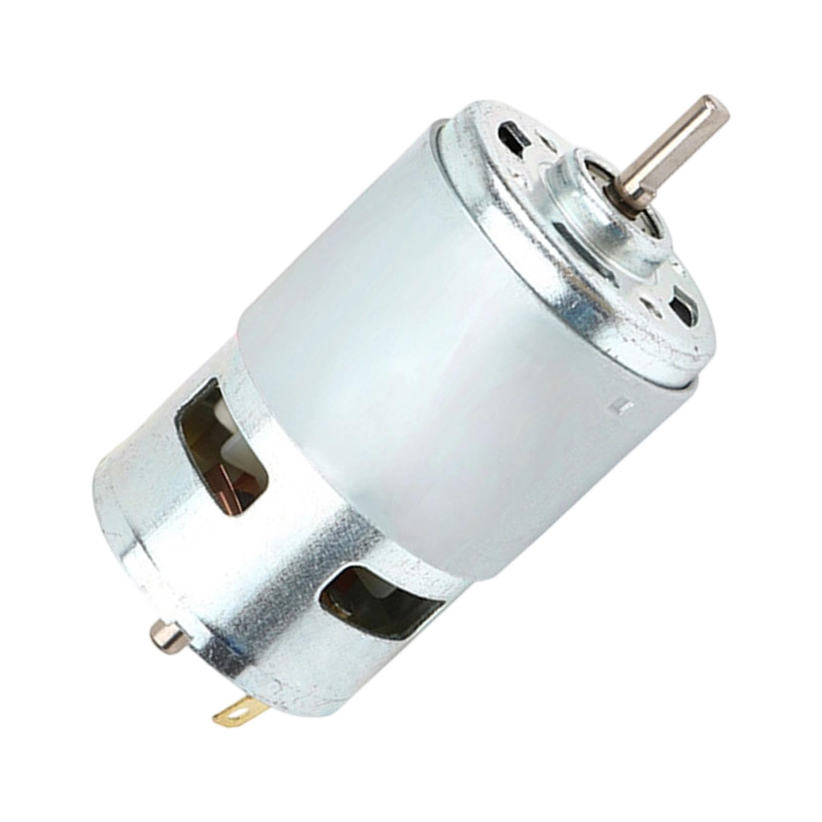 Torques Alloy 775 Round Shaft Motor 12V 24V Accuracy Engine for Robotics Electric Drills and Automation Equipment Alloy Gear Motor for Models