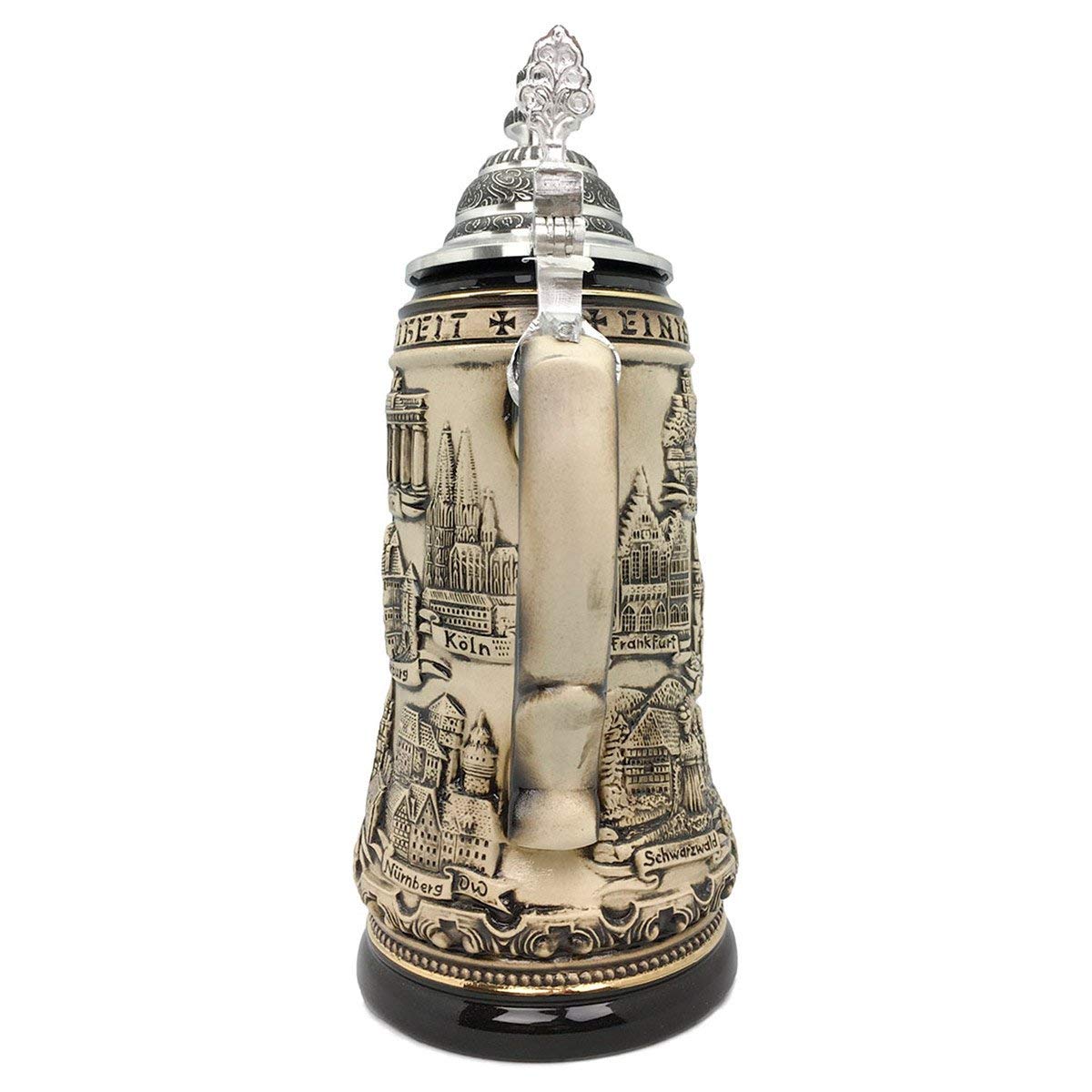 Eagle Medallion 5L Zoller & Born ビールジョッキ Deutschland Eagle Medallion Zoller & Born .75L German Beer Stein