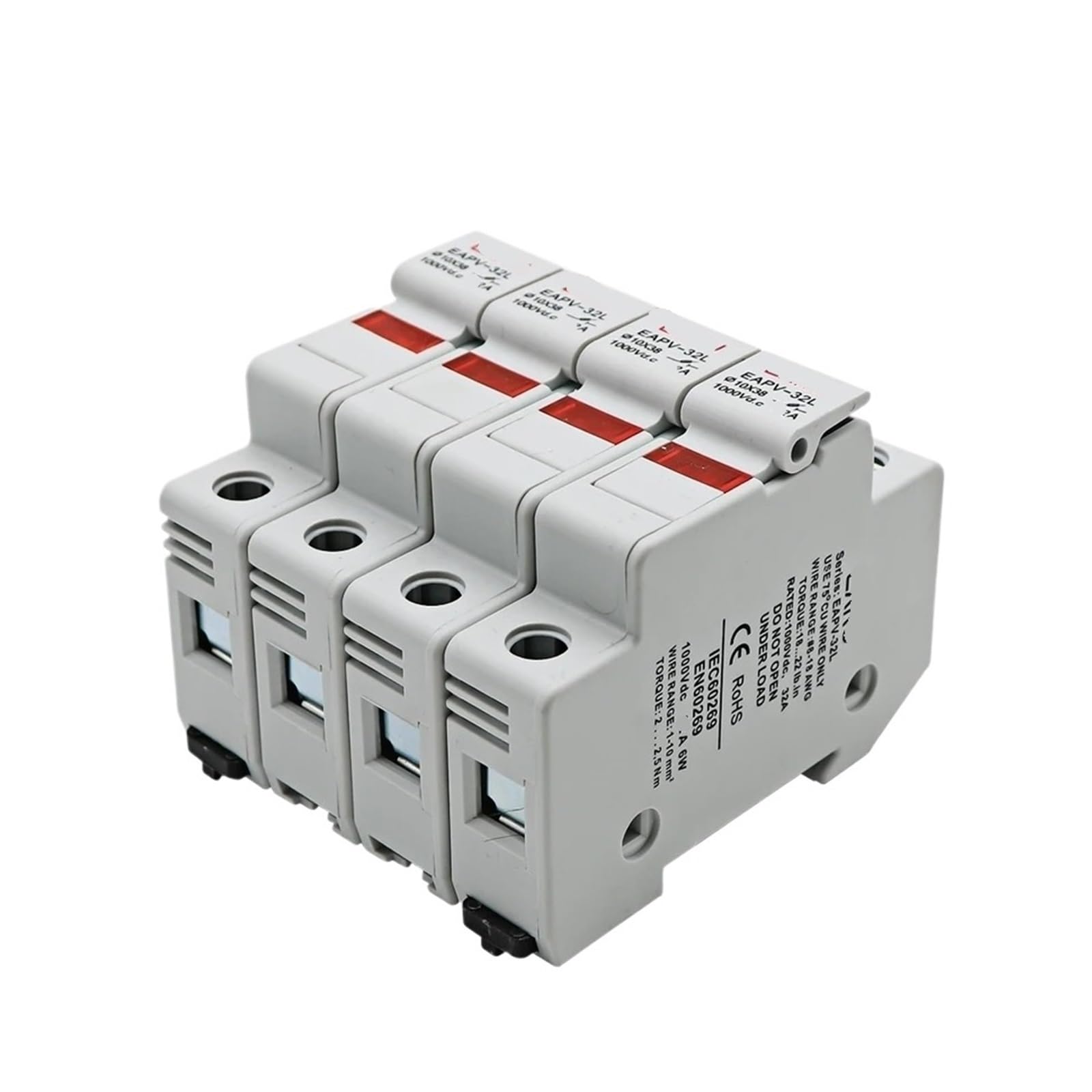 Porte-fusible pour panneau solaire CC 4P 20A évitant les coupures prolongées