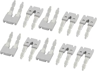 Aexit 10Pcs UEB Terminals 10x20x2.5mm Electric Wiring Test Side Inlay Type Screw Terminals Connecting Terminal