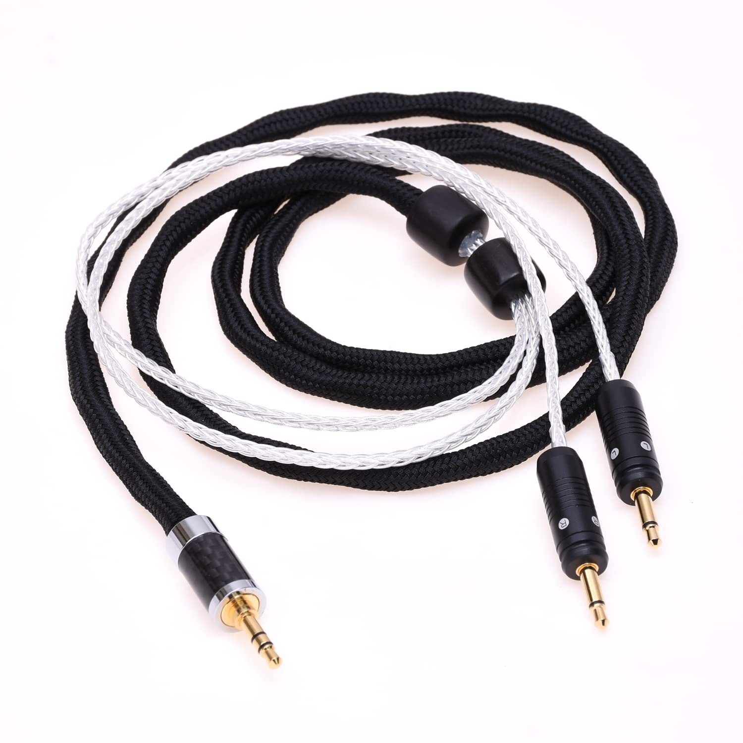 GAGACOCC Silver Plated Upgrade HiFi Cable for Focal Radiance CELESTEE Clear STELLIA (1.8M, 3.5MM)