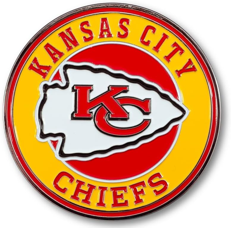 Kansas City Chiefs NFL Metal 3D Team Emblem by FANMATS – All Weather Decal for Indoor/Outdoor Use - Easy Peel & Stick Installation on Vehicle, Cooler, Locker, Tool Chest – Unique Gift for Football Fan
