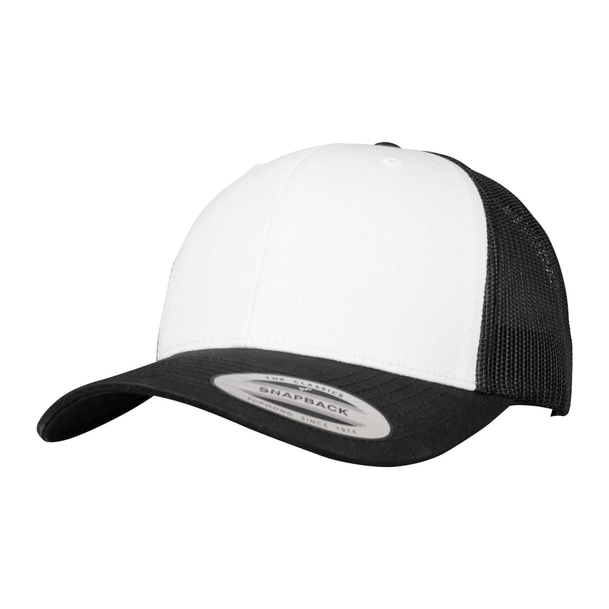 Flexfit Retro Trucker Colored Front Kappe blk/Wht One Size