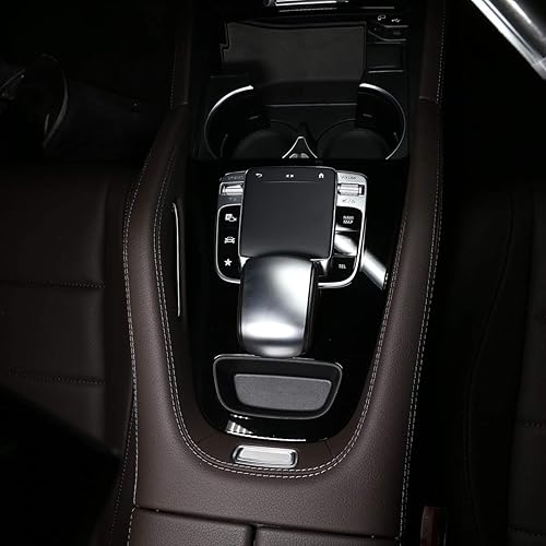 Miniatura 4 de ABS cromo para Mercedes Benz GLE W167 GLS 350 450 2020 Control central del coche apoyabrazos cubierta de la cabeza Trim Accesorios de coche (plata)