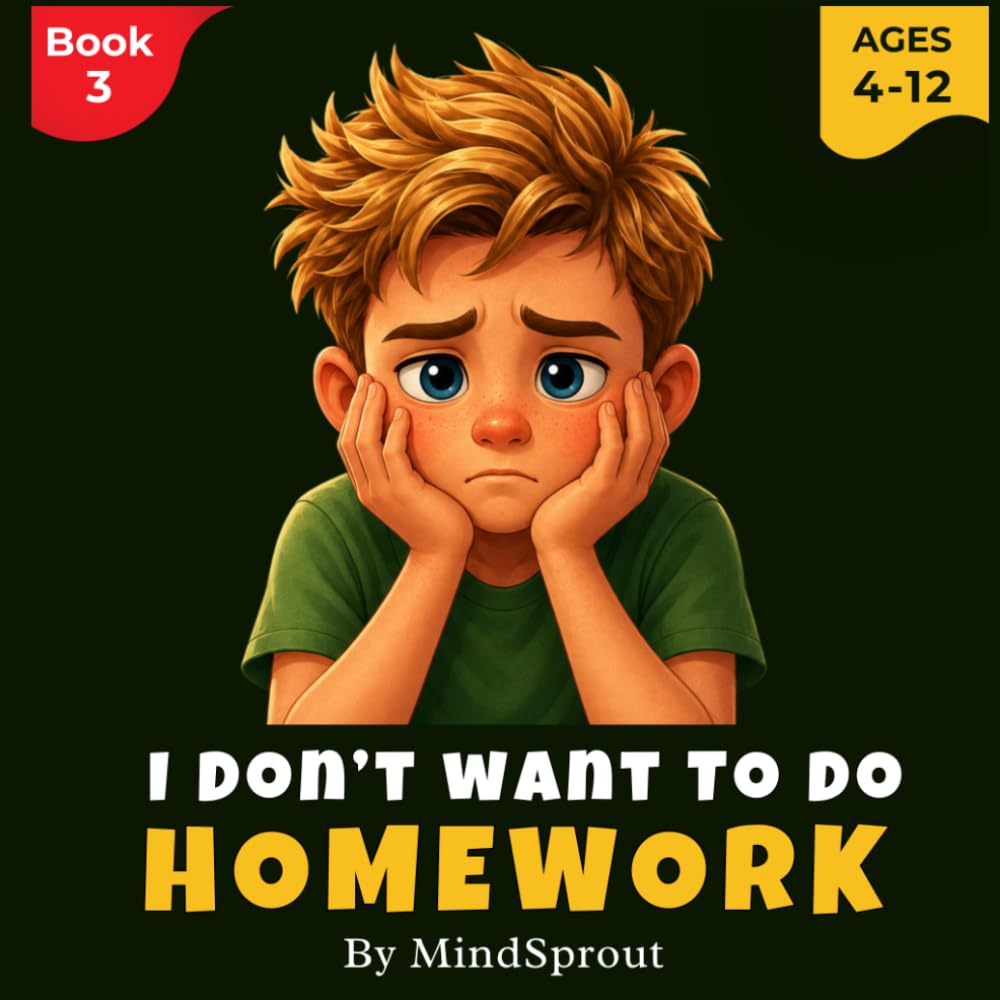 I Don’t Want to Do Homework: An illustrated story to help kids start tasks, stay focused, and finish their homework with confidence