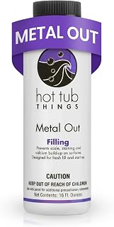 Metal Out, Stain & Scale Control, Removes Iron Copper Calcium Ions from Spa & Hot Tub Water, Surface & Equipment Protector, Safe with Chlorine Bromine Salt Systems, 16 oz