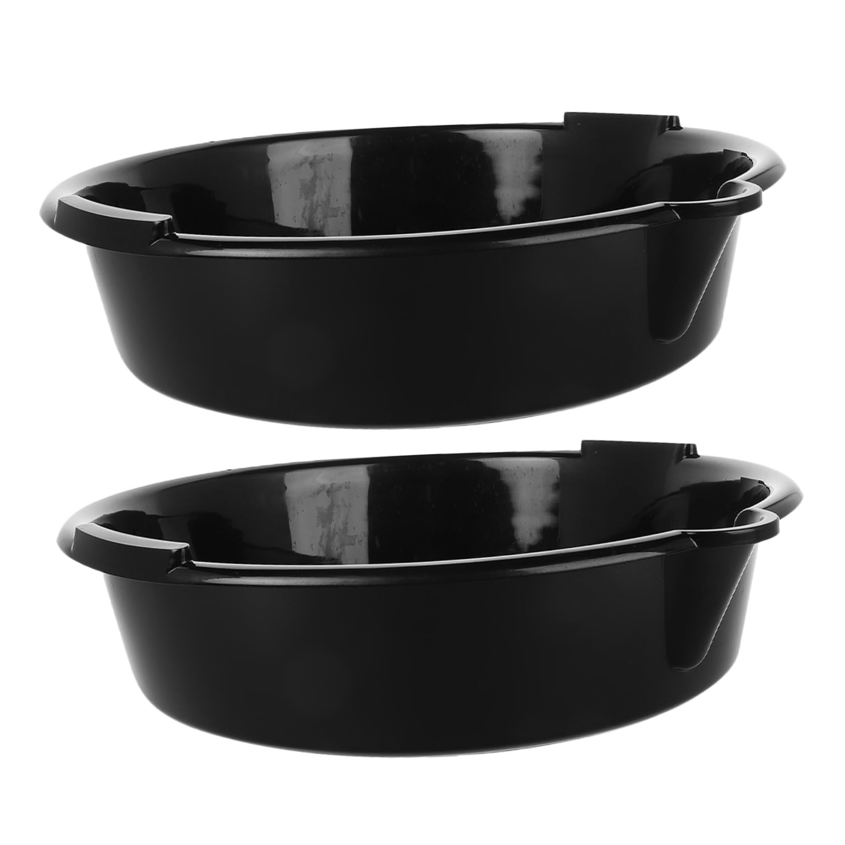 IMIKEYA 2 Pièces Pans pour Vidange Huile Plastique Réutilisable Pratique et Facile à Nettoyer pour Changer Huile Automobile et Protéger Sol des Éclaboussures