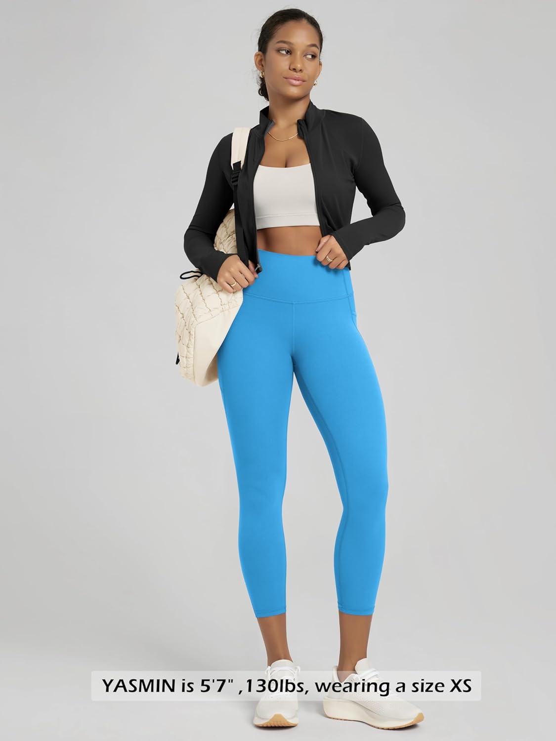 ODODOS Buttery Soft Lounge Yoga Leggings with Pockets for Women 23" / 25" /28" High Waist Yoga Pants - Image 4