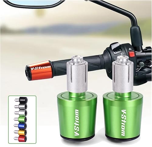 Miniatura 4 de for Suzuki DL650 V-Strom 650 Vstrom 2004-2022 2021 2020 2019 CNC Motorcycle 78" 22MM Handlebar Grips Handle Bar Cap End Plugs