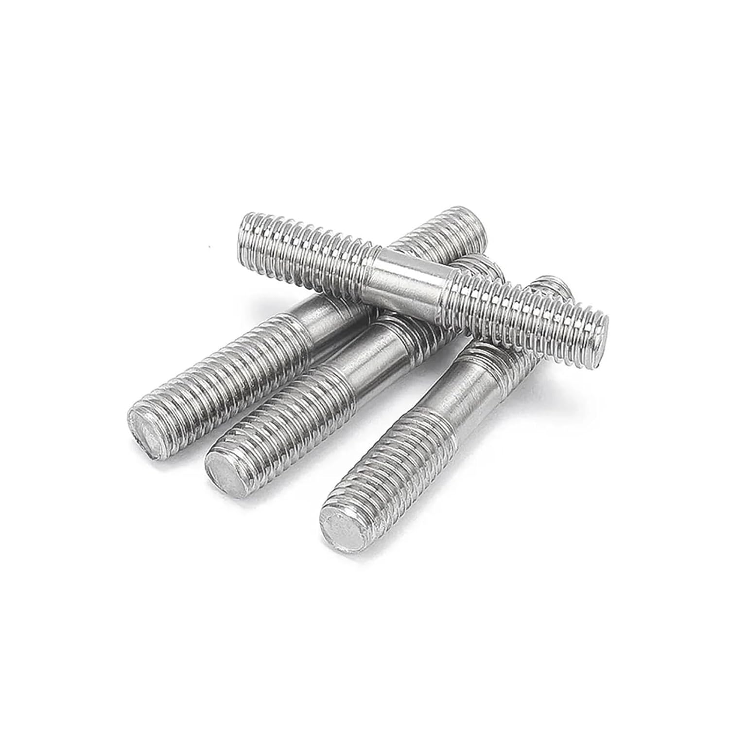 Double Ended Stud Screws, 316 Stainless Steel Double-Ended Threaded Rod M6-M16 70-150mm Double End Bolts(130mm M16 1pcs)