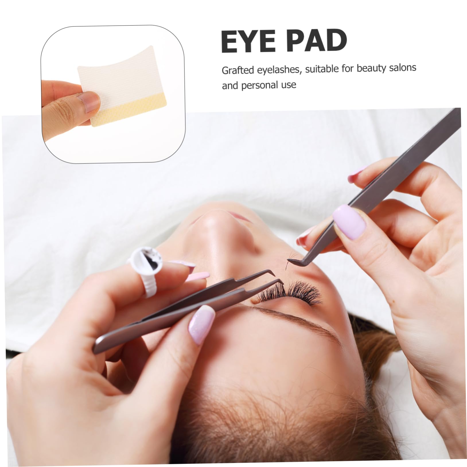 NULYLU Eyelash Beauty Tapes 200pcs Lash Extension Pads for Lash Extensions Salon Lash Tapes for Makeup Artists