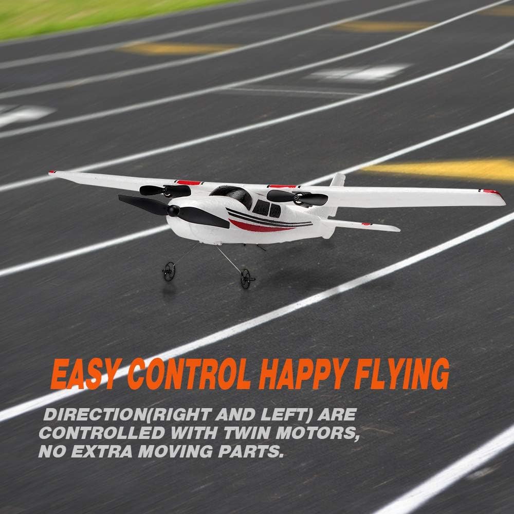 BEHORSE Remote Control Airplane,RC Plane Ready to Fly 2.4Ghz 2 Channel EPP RC Aircraft for Kids Boys Beginner