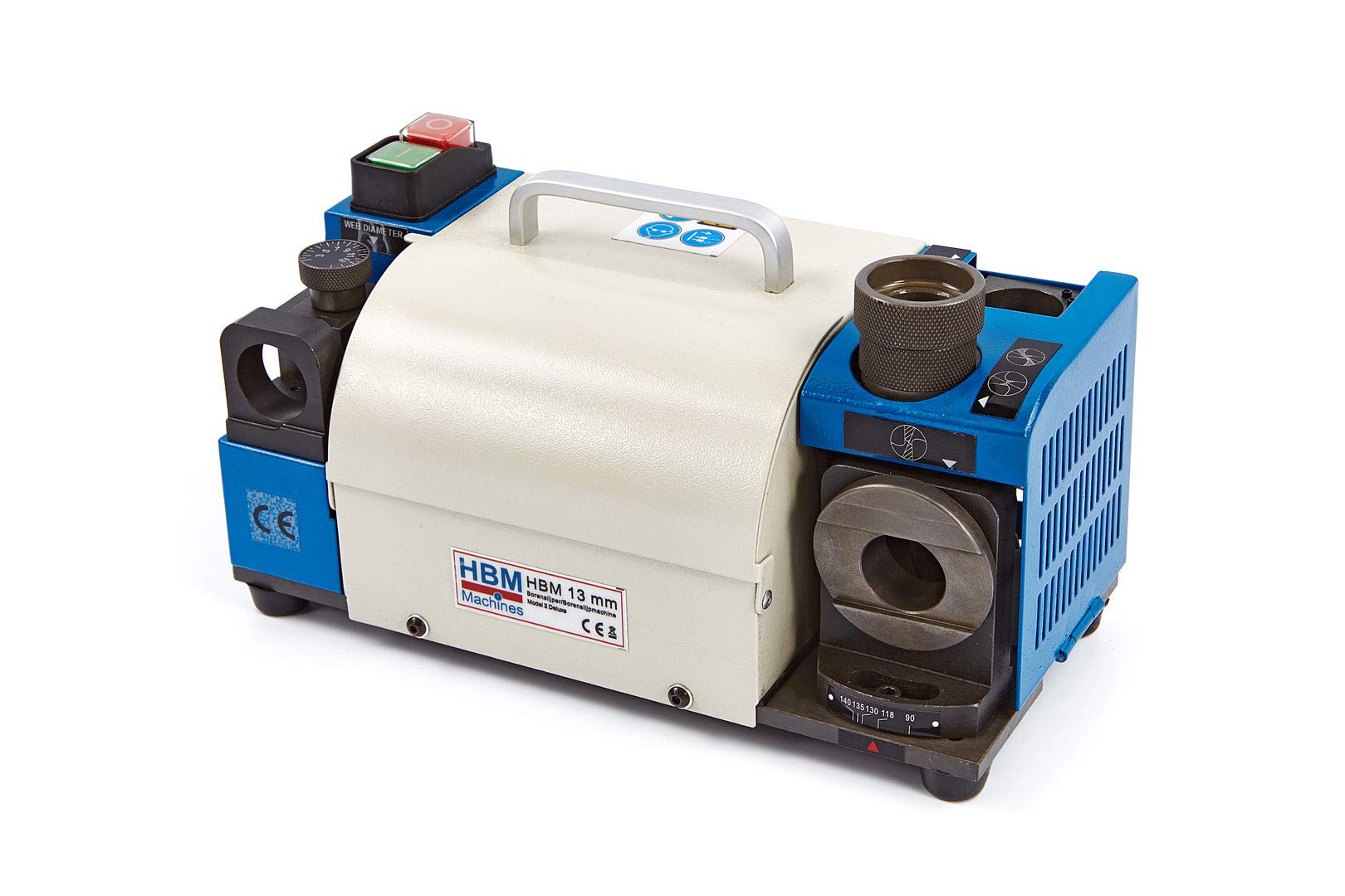 HBM 13 mm. affilatrice per trapani/rettificatrice per trapani modello 2 deluxe