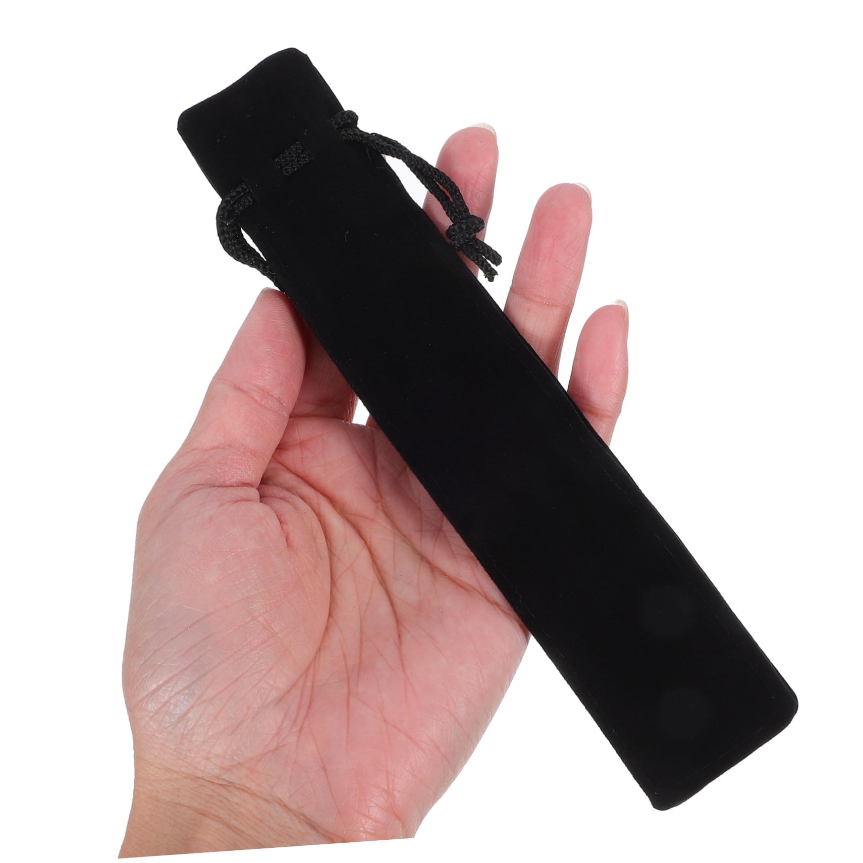 Homoyoyo Astuccio per Penne in Velluto Nero 100 Pezzi, Custodia per Penna | Decorazioni Scuola, Sacchetti per Penne Regalo, per Penna Stilografica e Articoli di Cancelleria, Classic Elegante