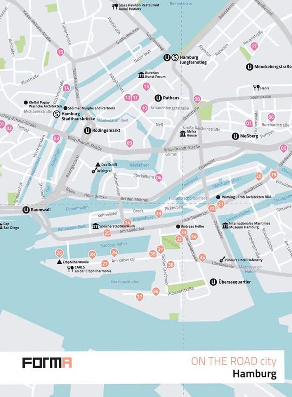 Hamburg On the Road City Guide anglais carnet de route pour un week-end urbain