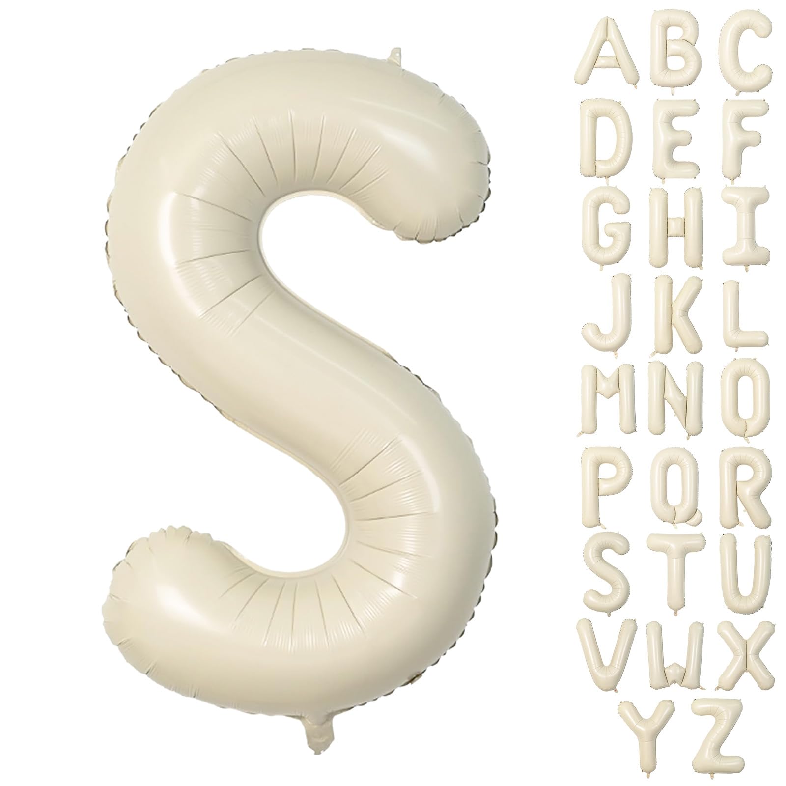 KAINSYCream Letter Balloons S