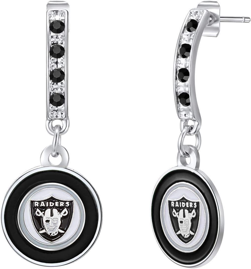 NFL Bar Post Earrings Sports Fan Jewelry Gift Fashion Jewelry Birthday & Holiday Gifts for Women and Girls
