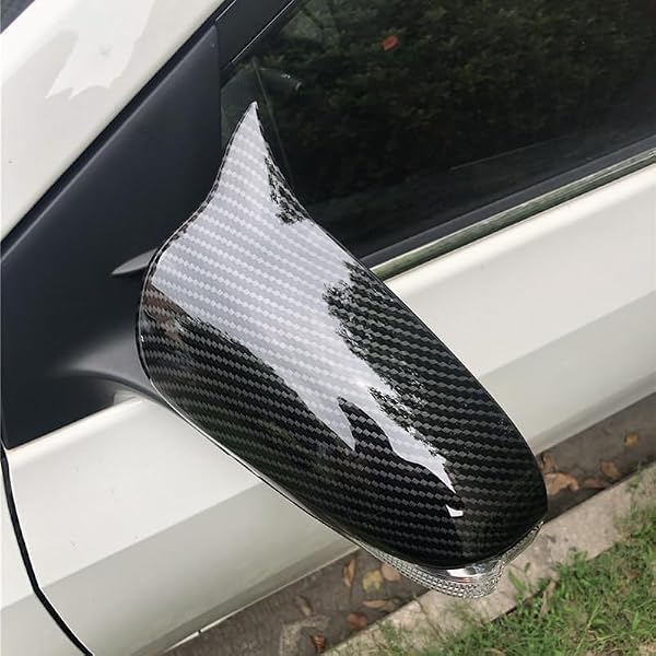 2X Carbon Look Side Wing Mirror Covers Rearview Mirror Caps Add on for Toyota Avalon 2013-2018 by Generic - Used condition - Image 6
