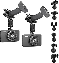 [Genuine iSportgo S80] Ultimate Dash Cam Mirror Mount, 360 Degree Rotating Rearview Mirror Holder Bracket with 6 Different Adapters, Compatible with Anero, Chortau, TOGUARD, PathingTek, Z-EDGE and