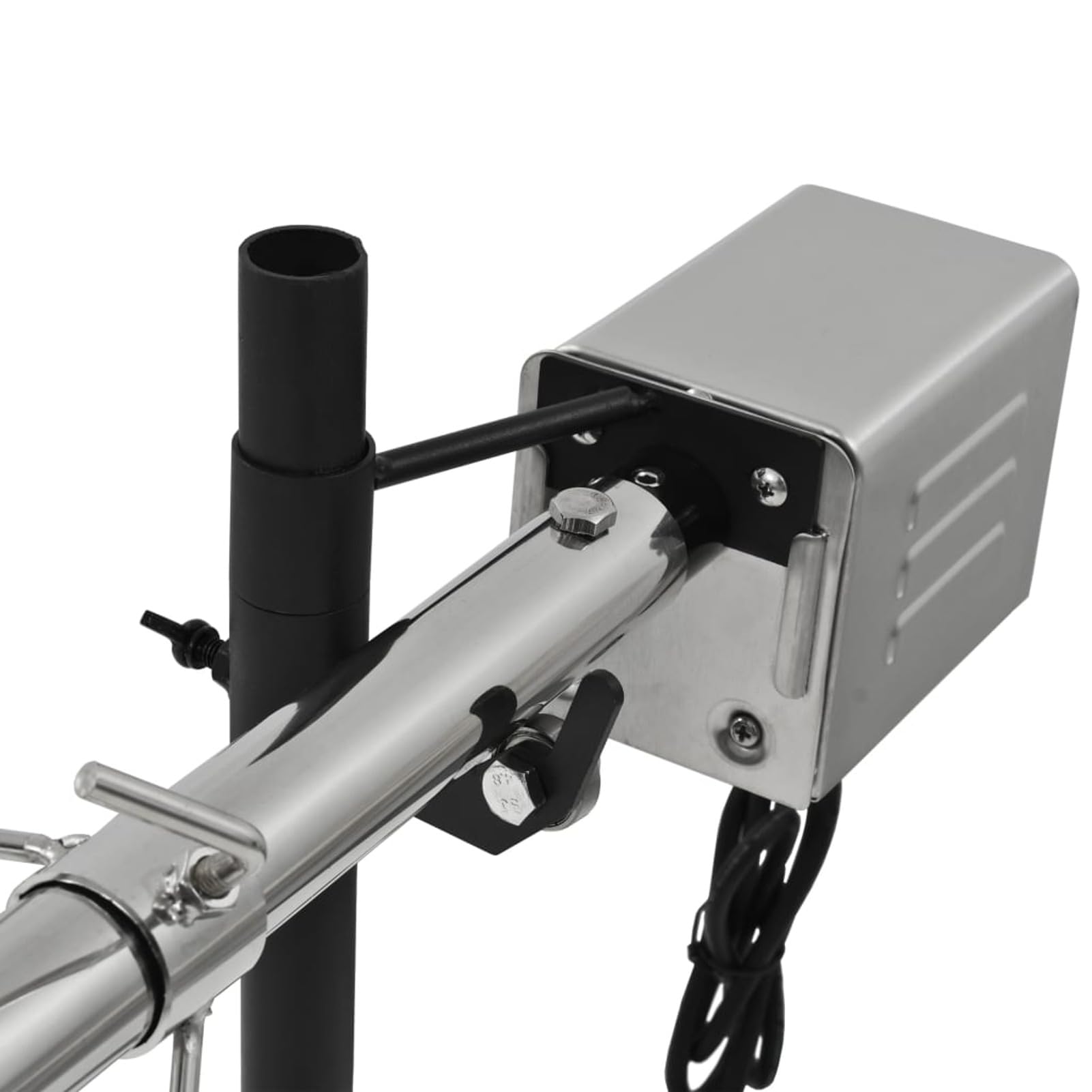 Tourne Broche Électrique Rotisserie et Gril de Barbecue Grande Broche Cochon de Lait, Tourne Broche Barbecue Rotissoire - 207 x 45 x 81 cm