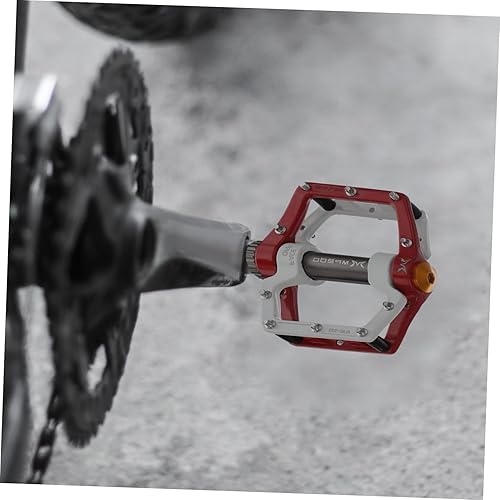 Miniatura 7 de Toddmomy 2 Pairs Pedal Fashion Bike Pedals Mountain Bike Pedals Aluminum Wide Platform Pedals Accessories Flat Pedal Footrest Cycling Bike Pedals