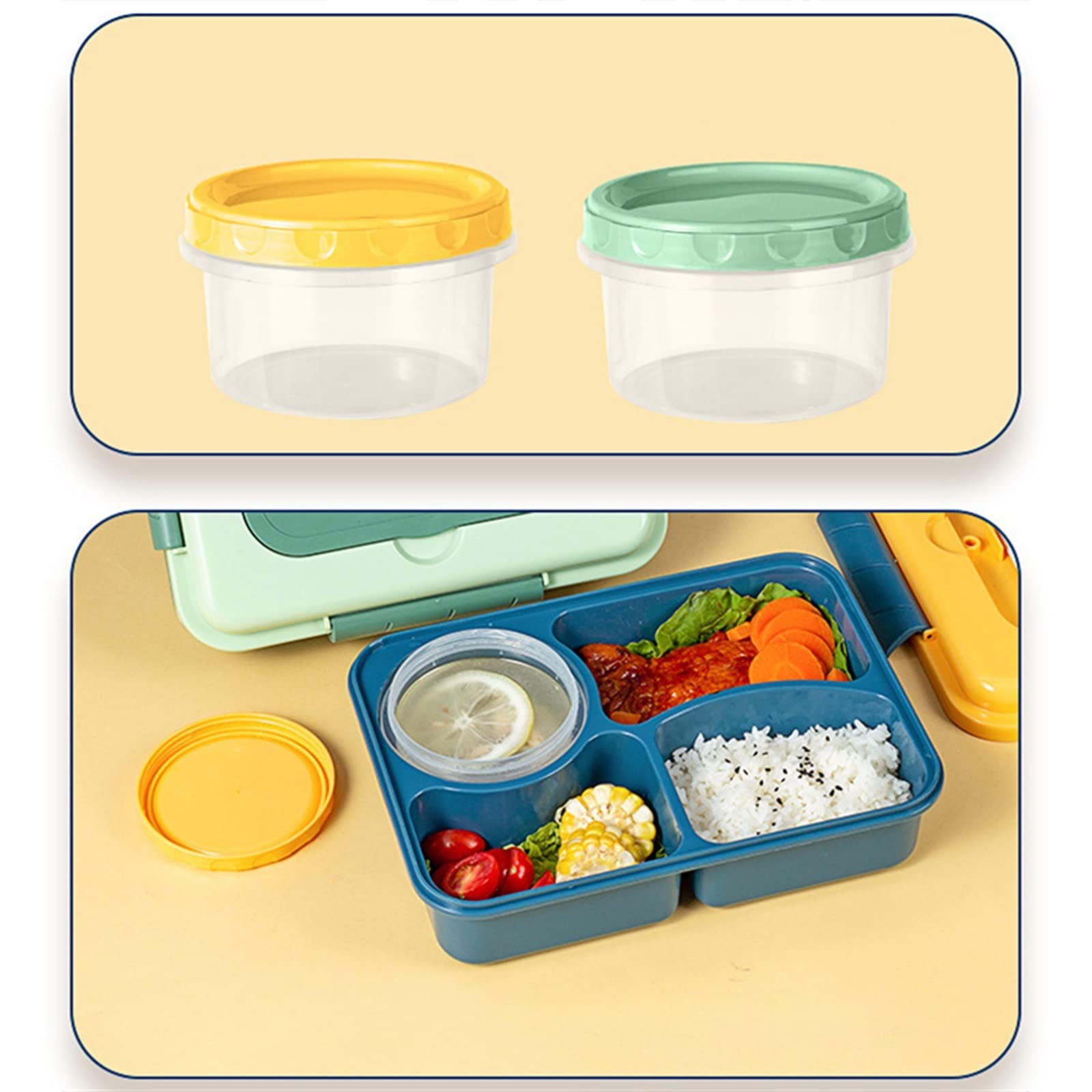 Pudełko na lunch, Pudełka Bento Pudełko na drugie śniadanie dla ucznia Siatka Talerz do fast foodów pracownika biurowego Bezpłatna miska zupę zastawa stołowa