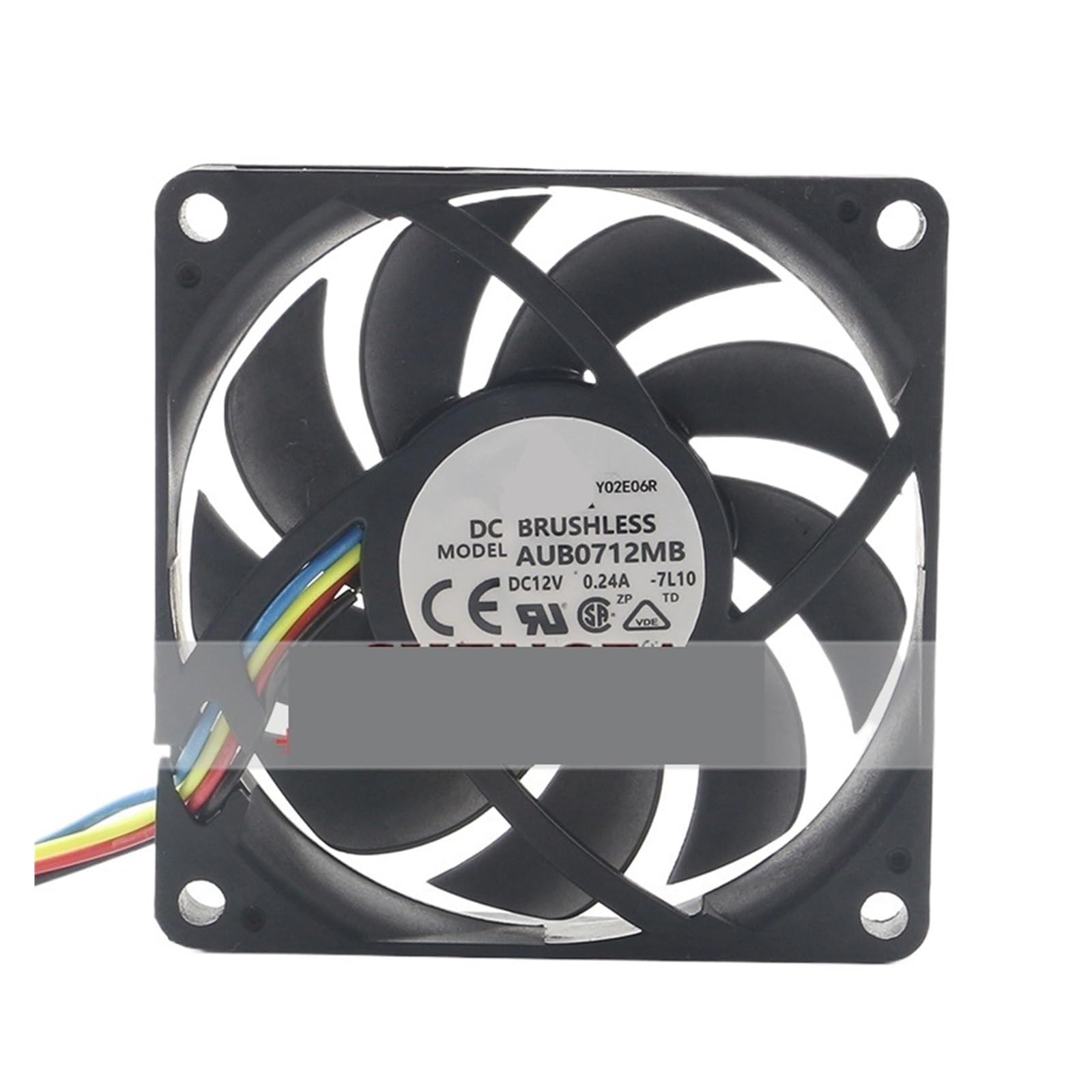 IVEKYKIBC 7010 AUB0712MB 0.24A DC12v 7cm 4-pin Cooling Fan 70 * 15mm