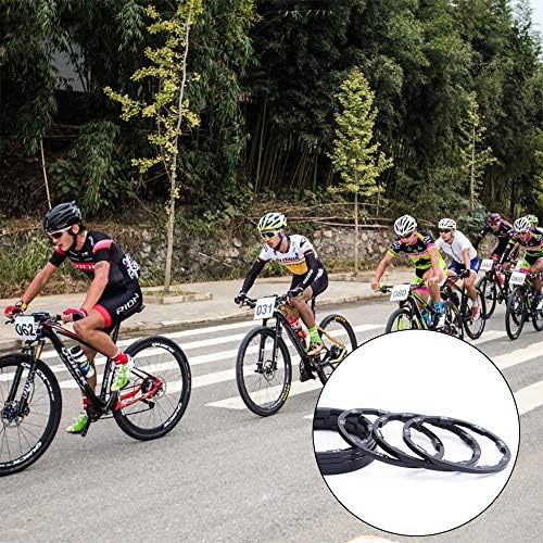 NA 3 Pcs Bicycle Freewheel Washer Cassette Lightweight Aluminium Alloy Bracket Axle Hub Spacer for Bicycle Road Bike Mountain Bike