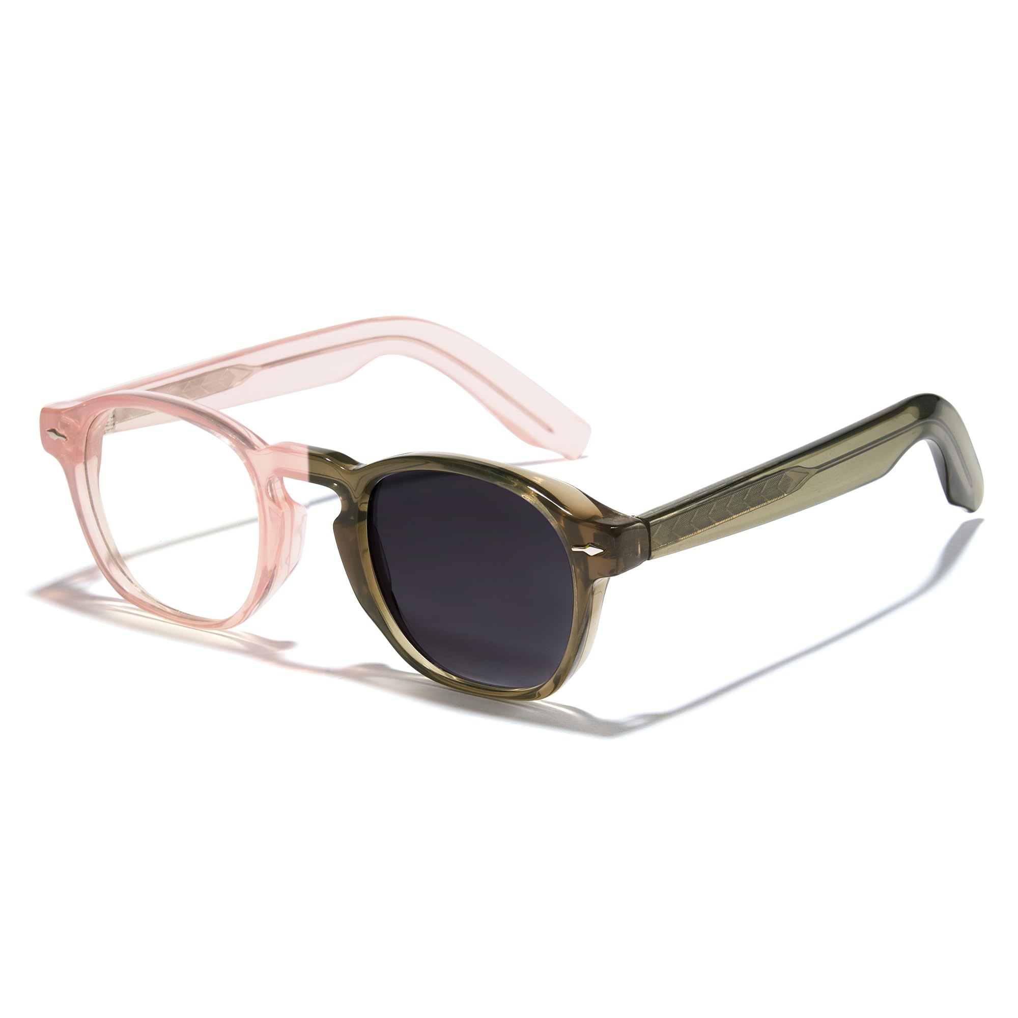 Cyxus Gafas fotocromáticas que cambian de color con bloqueo de luz azul, protección UV 8230