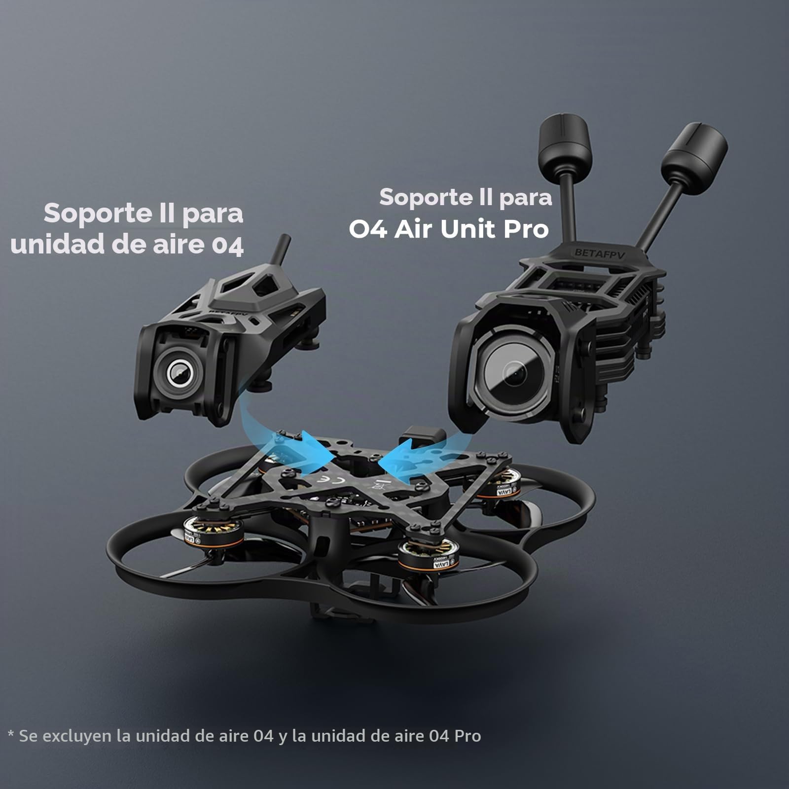 BETAFPV Pavo Pico II Brushless Whoop Quadcopter Ultra-Light 2S Cinewhoop with HD VTX Bracket II for O4/O4 Pro VTX, F4 2S 20A AIO FC, 1102 14000KV Motor, for Cruising Indoors Outdoors - PNP ELRS