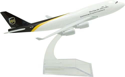 Miniatura 3 de TANG DYNASTY 1400 6.3in 747-400 UPS Express Metal Avión Modelo Plano Juguete Plano Modelo