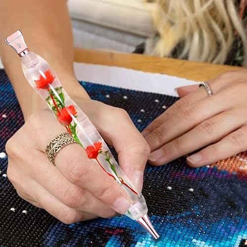 Miniatura 3 de Praise V Do Taladro artístico de pintura con diamantes, accesorios para bolígrafo de puntos, kit de herramientas para adultos, decoración de bordado