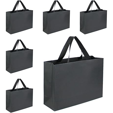 Xloey Black Gift Bags with Handles: The Ultimate Indulgence for His Senses