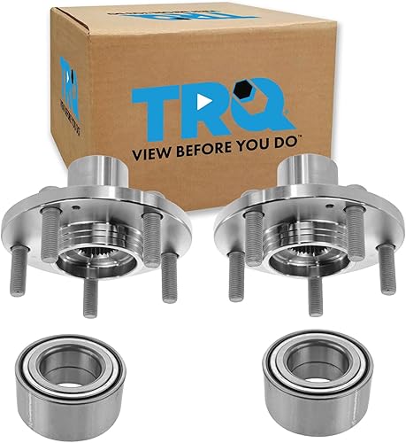 Vista 292 de TRQ Juego de 2 rodamientos y bujes de rueda trasera izquierda y derecha compatible con Ford Expedition 2007-2010 Lincoln Navigator 2007-2010