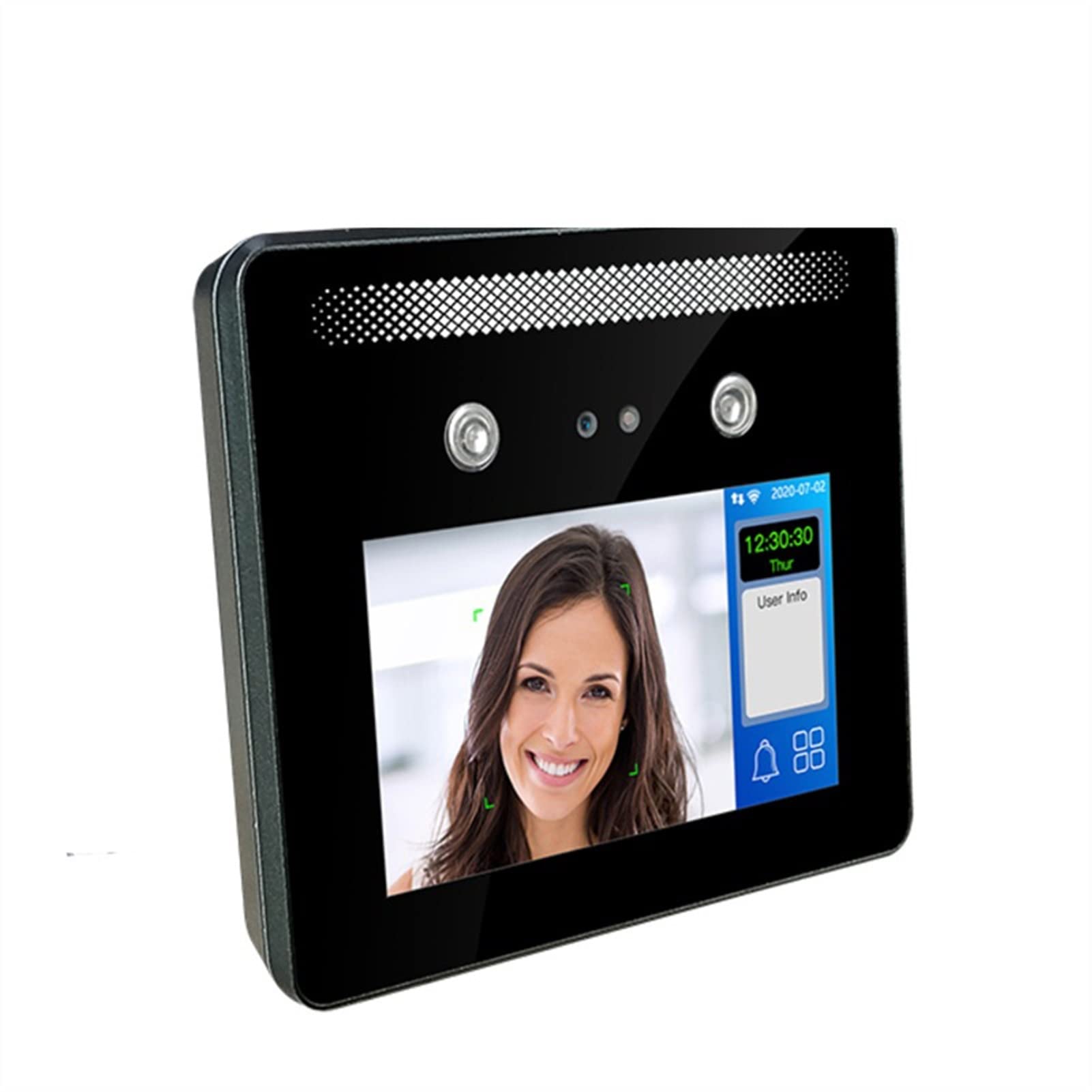 Máquina de Asistencia, Reloj de Tiempo for empleados pequeñas Empresas de Software Libre TCP/IP 3D Control de Acceso a la Cara Control de Acceso al Acceso Facial de 1.5 m de reconocimiento,Electrón