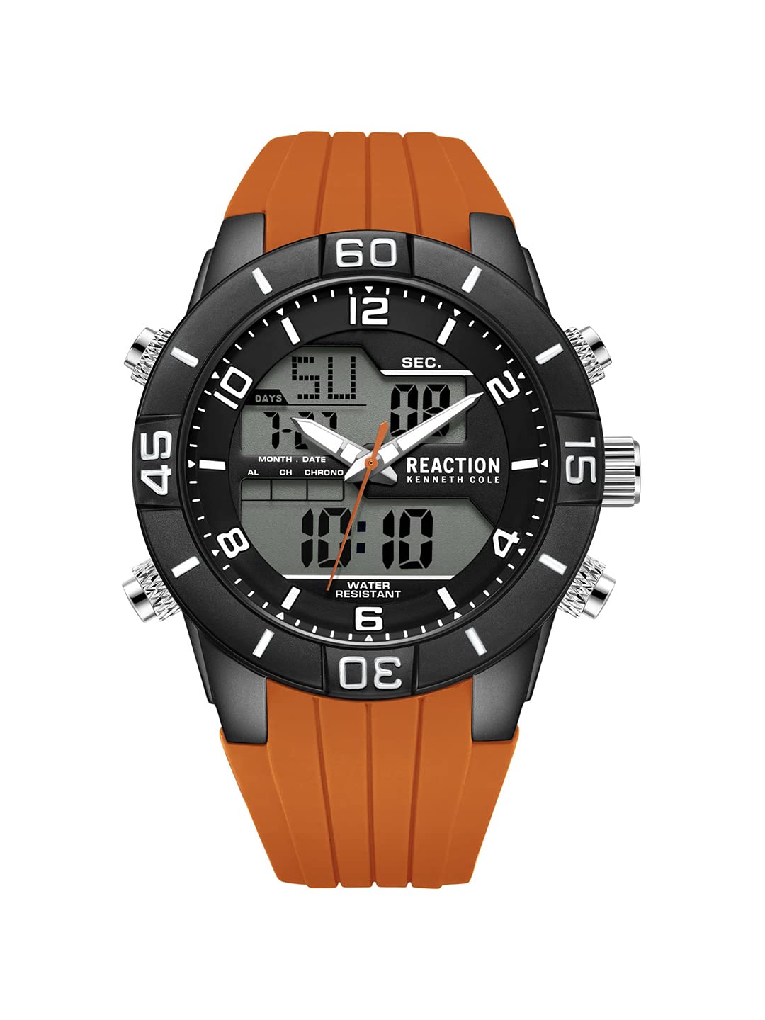 Kenneth Cole Reaction ANA-Digit Black Dial Mens Watch-KRWGP9005803 (B0BN8F86G6) Amazon Price History, Amazon Price Tracker