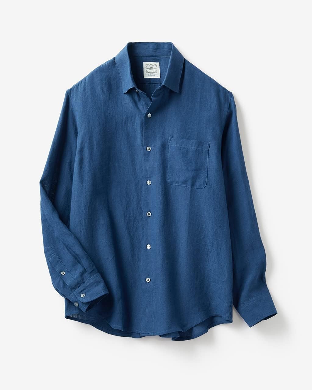 マーカウェア コットン×リネン シャンブレーシャツ 長袖 美品 コットンシャンブレー 長袖シャツ | Armani Exchange