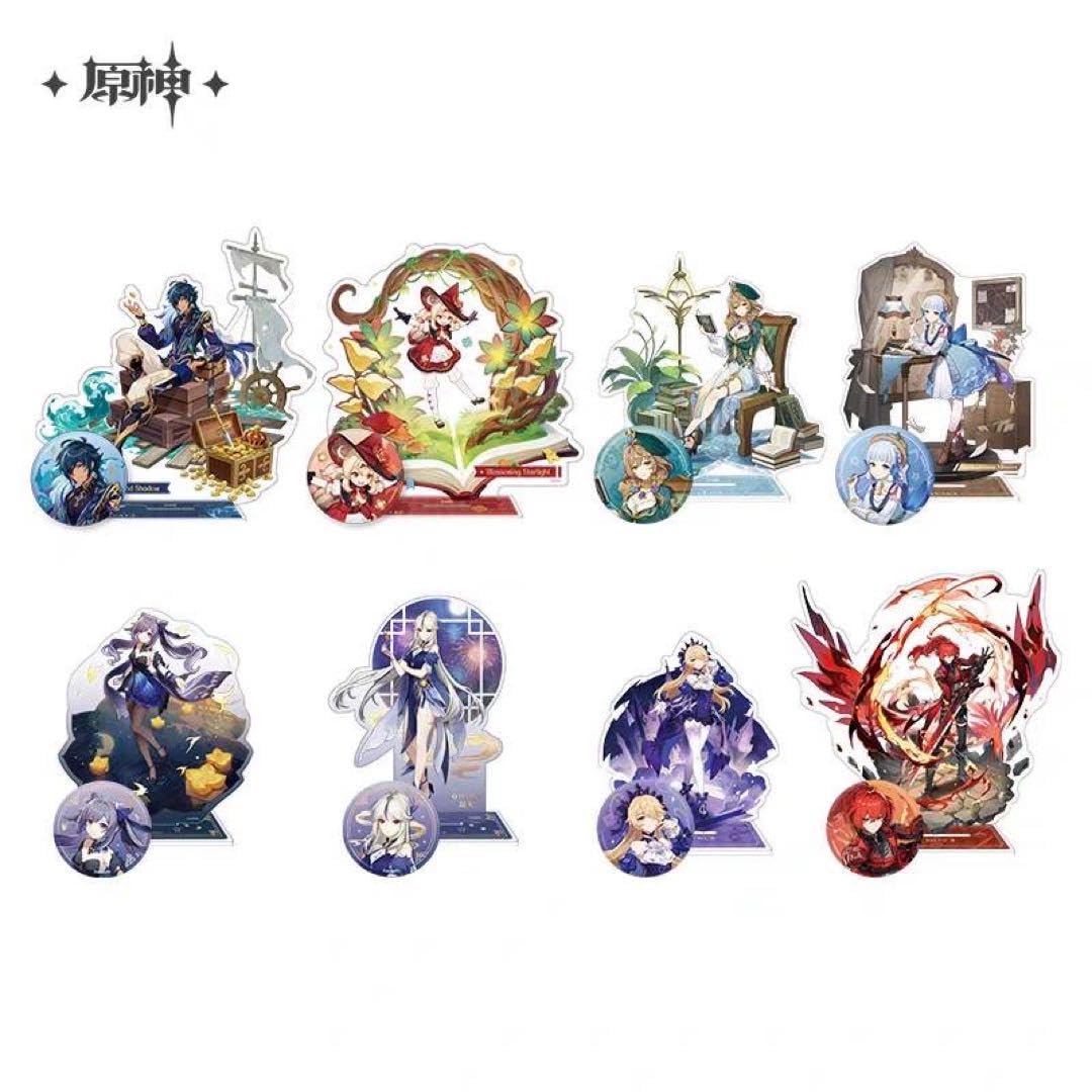 原神 ガイア アクリルスタンド 3点セット 原神 モンド城シリーズ キャラクターアクリルスタンド Genshin