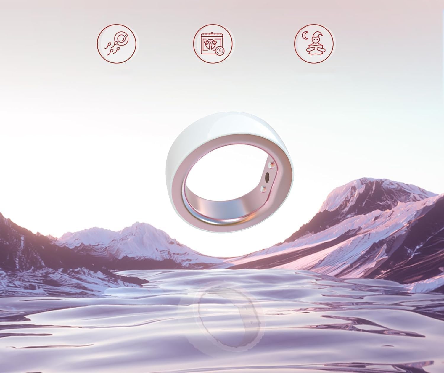 Bague connectée de suivi de fertilité et d'ovulation, taille 9