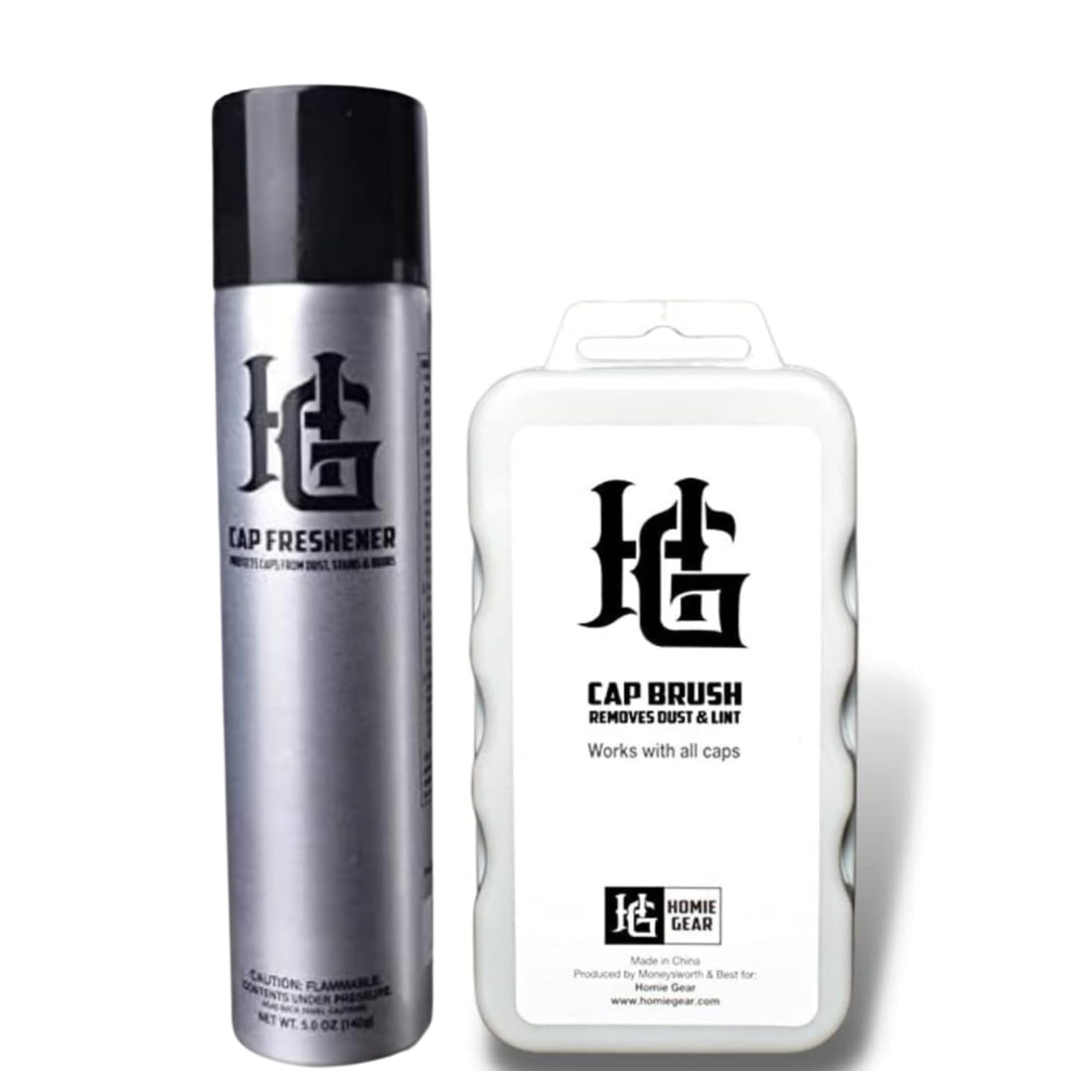 Homiegear Cap Freshener Spray, Hat Cap Guard Spray with Hat