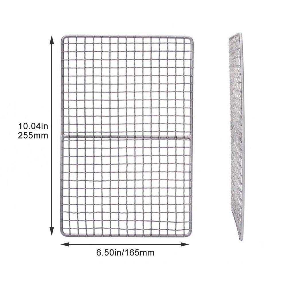 Support De Gril en Titane pour L'extérieur, Plaque De Filet De Gril À Charbon De Bois, Support De Pot De Camping, Cuisson, Support Pare- De Refroidissement, Fourniture De Barbecue pour