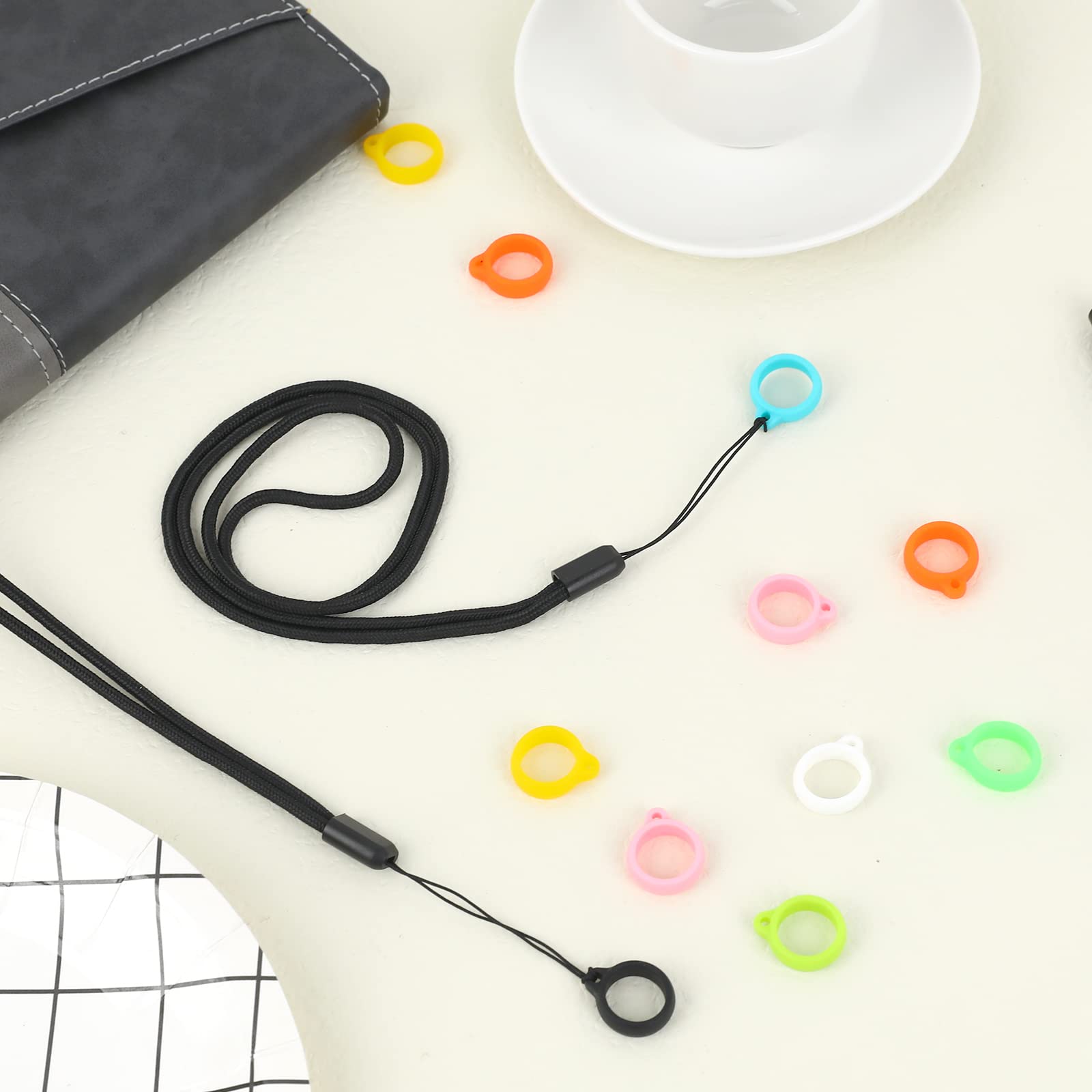 Anelli In Silicone Anti-Smarrimento - Kit 60 Pezzi Per Cinturini E Portachiavi - Foto 5