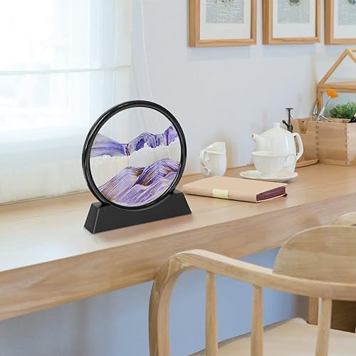 Miniatura 3 de Fitifun Arte de arena en movimiento, arte de arena, movimiento líquido, arena en movimiento, pintura de arena 3D para decoración del hogar y oficina